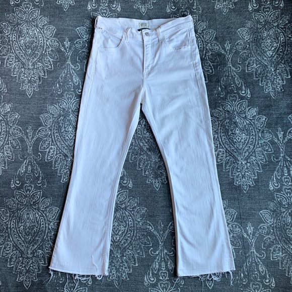 Citizens Of Humanity Drew Crop Flare Fray Hem Jean - Picture 3 of 10